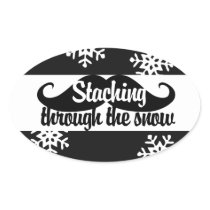 Staching through the snow