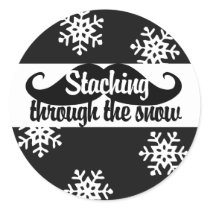 Staching through the snow