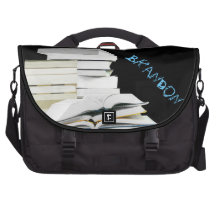 Stack of Books Laptop Bag Template