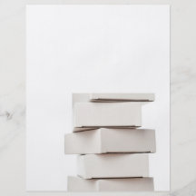 Stack of boxes flyer