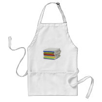 Stack of CD casings Apron