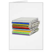 Stack of CD casings
