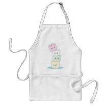 Stacked Marshmallows Aprons