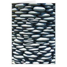 Stacked Pebble Folding Card