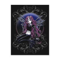 Stacy Magic Mirror Pink Fairy Fantasy Post Cards