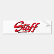 Staff Autosticker