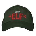 Staff Elf Embroidered Baseball Cap