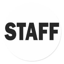 STAFF STICKER