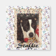 Staffie Magnet