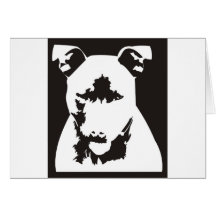 Staffordshire Bull Terrier Card