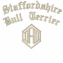 Staffordshire Bull Terrier Dad Gifts Embroidered Shirt