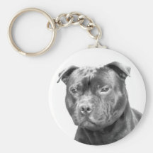 Staffordshire Bull Terrier Keychain