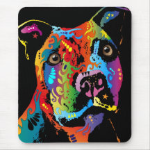 Staffordshire Bull Terrier Mouse Pads