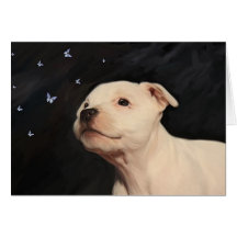 Staffordshire Bull Terrier Puppy Card