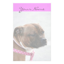 Staffordshire Bull Terrier stationary Stationery Design