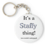 Staffordshire Bull Terrier Thing Keychains