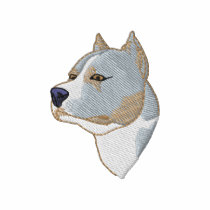 Staffordshire Terrier Embroidered Polo Shirt