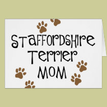 Staffordshire Terrier Mom cards