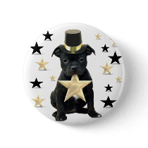 Stafforfshire bull terrier puppy pins