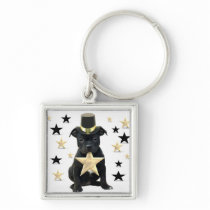 Stafforfshire bull terrier puppy keychains