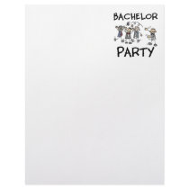 Stag Bachelor Party Personalized Letterhead