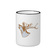 Stag Deer Roaring Mug