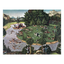 Stag Hunt Of The Elector Frederick The Wise By Cra Custom Announcements