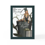 Stag Night Party Invitation Card