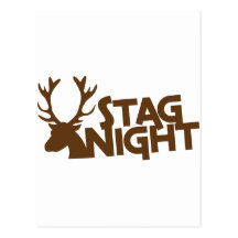 STAG night! Post Card