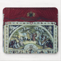 Stage and decorative curtain of the Dresden Mouse Pads