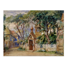 Stage Design for 'Oprichnik' by Tchaikovsky Post Card
