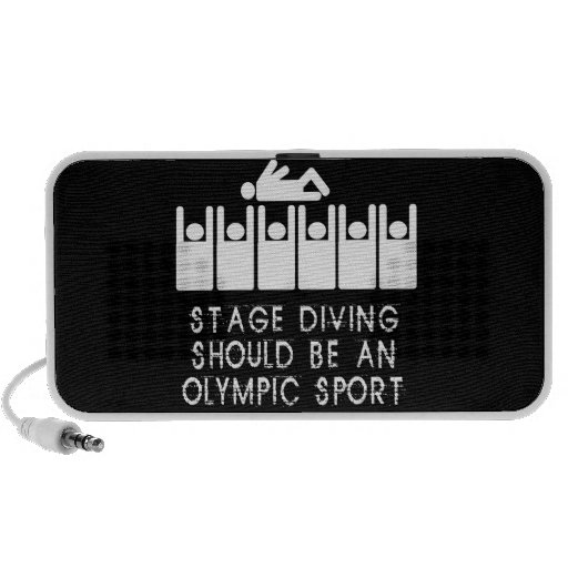 Stage Diving Notebook Speakers
