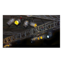stage light business cards