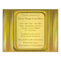 Stage Lights Custom Invite