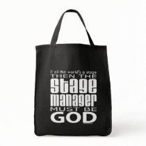 Stage Manager God Canvas Bags