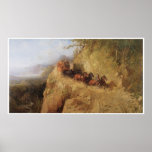 Staging in California, 1889 posters