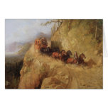 Staging In California Greeting Card