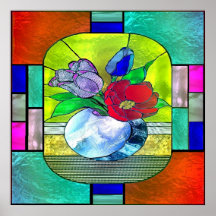 Stain Glass 2 Posters