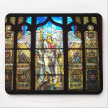 Stain Glass Angel mousepads