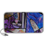 Stain Glass  Photo Collage Speakers