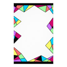 Stain glass stationary personalized stationery