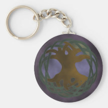 Stain Glass Tree of Life Keychains