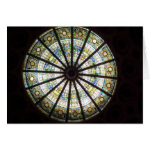 Stain Glass Window 2 Greeting Cards