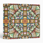 Stained Glass 3 Ring Binder