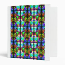 Stained-Glass 3 Ring Binders