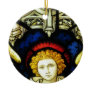 stained glass angel design christmas tree ornaments