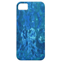 Stained Glass Blue iPhone 5 Cases