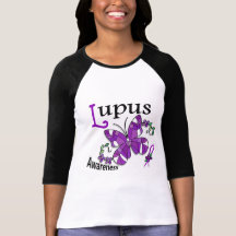 Stained Glass Butterfly 2 Lupus T Shirt