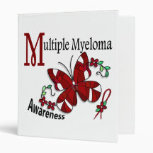 Stained Glass Butterfly 2 Multiple Myeloma Vinyl Binders