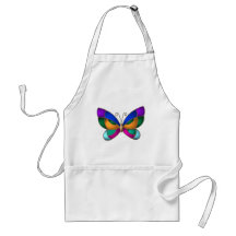 Stained Glass Butterfly Aprons
